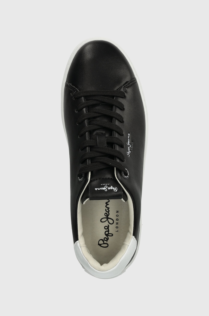 Pepe Jeans sneakersy skórzane PMS00007 czarny PMS00007