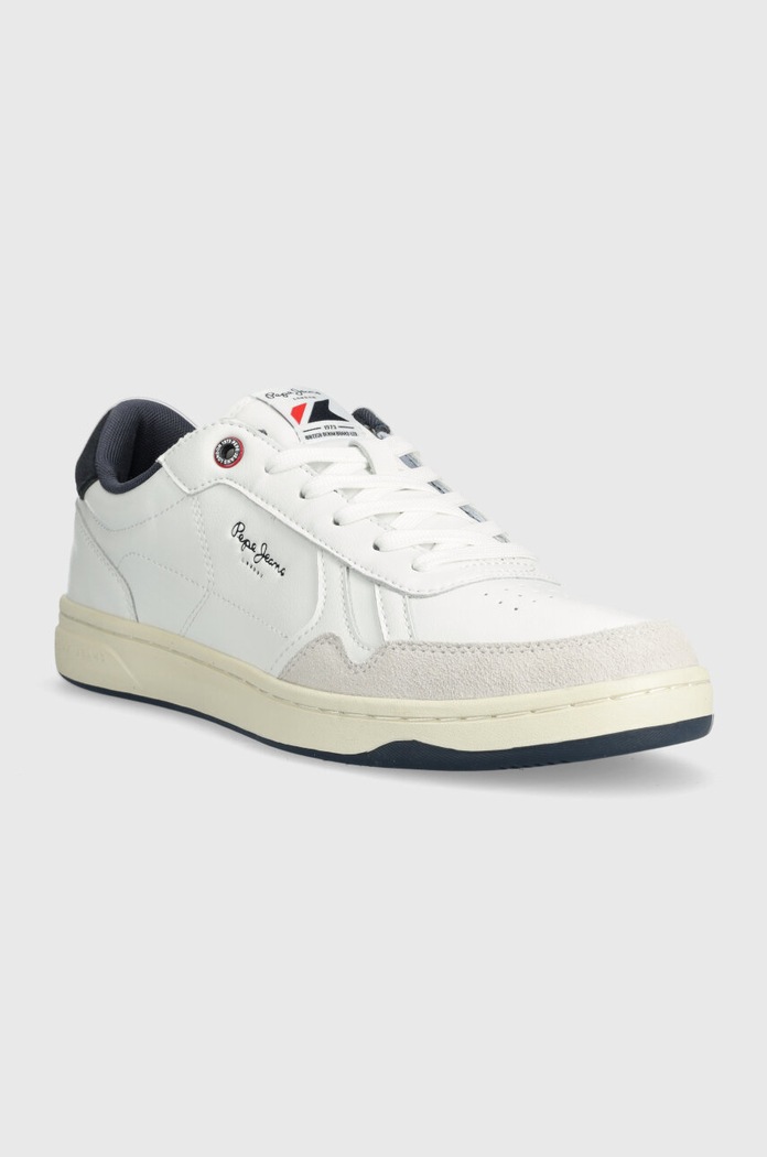Δερμάτινα sneakers Pepe Jeans PMS00013 PMS00013 λευκό SS24