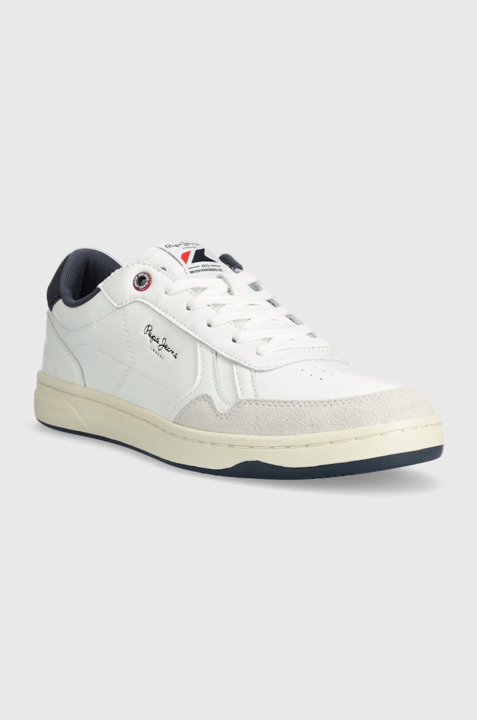 Δερμάτινα sneakers Pepe Jeans PMS00013 PMS00013 λευκό SS24