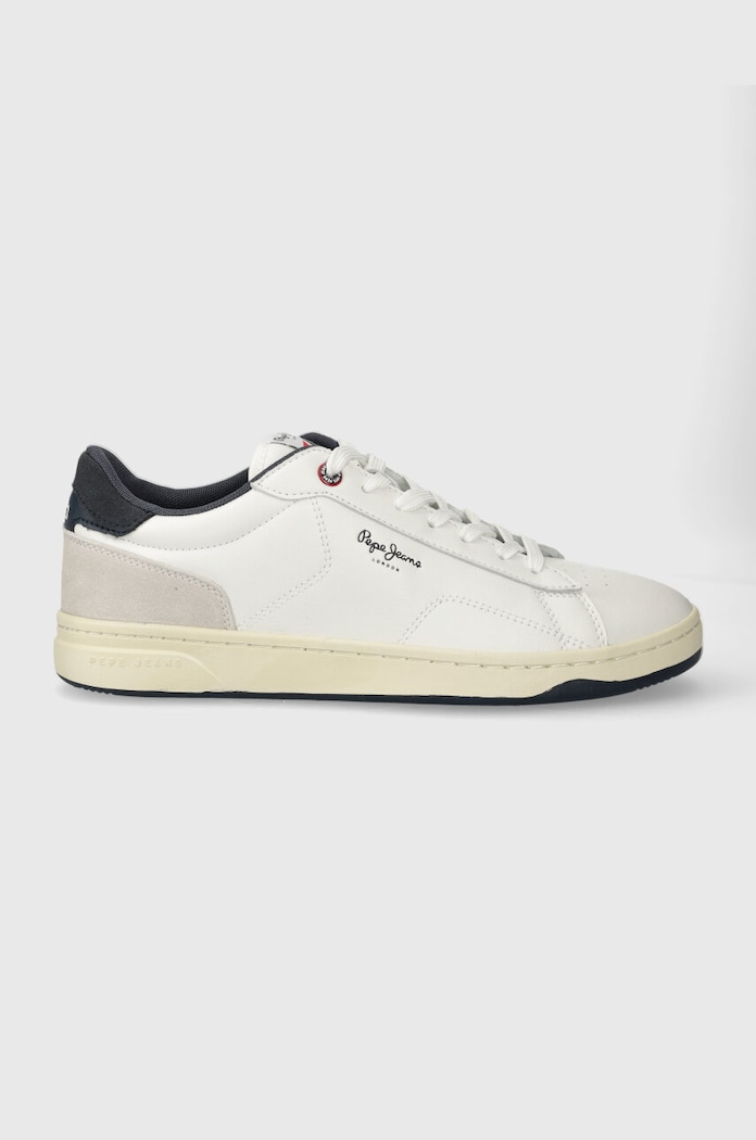 Pepe Jeans bőr sportcipő PMS00014 bevonatos bőr fehér PMS00014