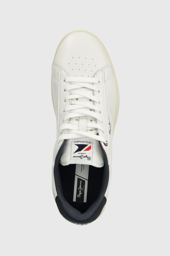 Pepe Jeans bőr sportcipő PMS00014 fehér PMS00014