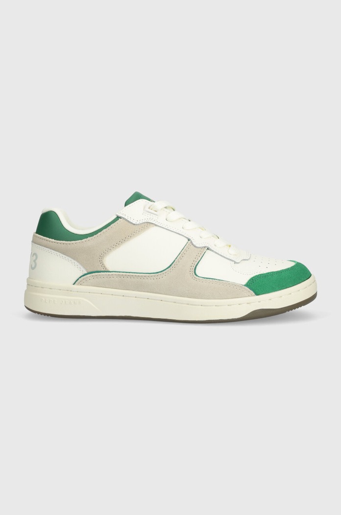 Pepe Jeans sneakers din piele PMS00015 piele acoperită verde PMS00015