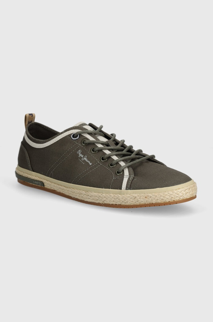 Pepe Jeans espadryle PMS10321 zielony PMS10321