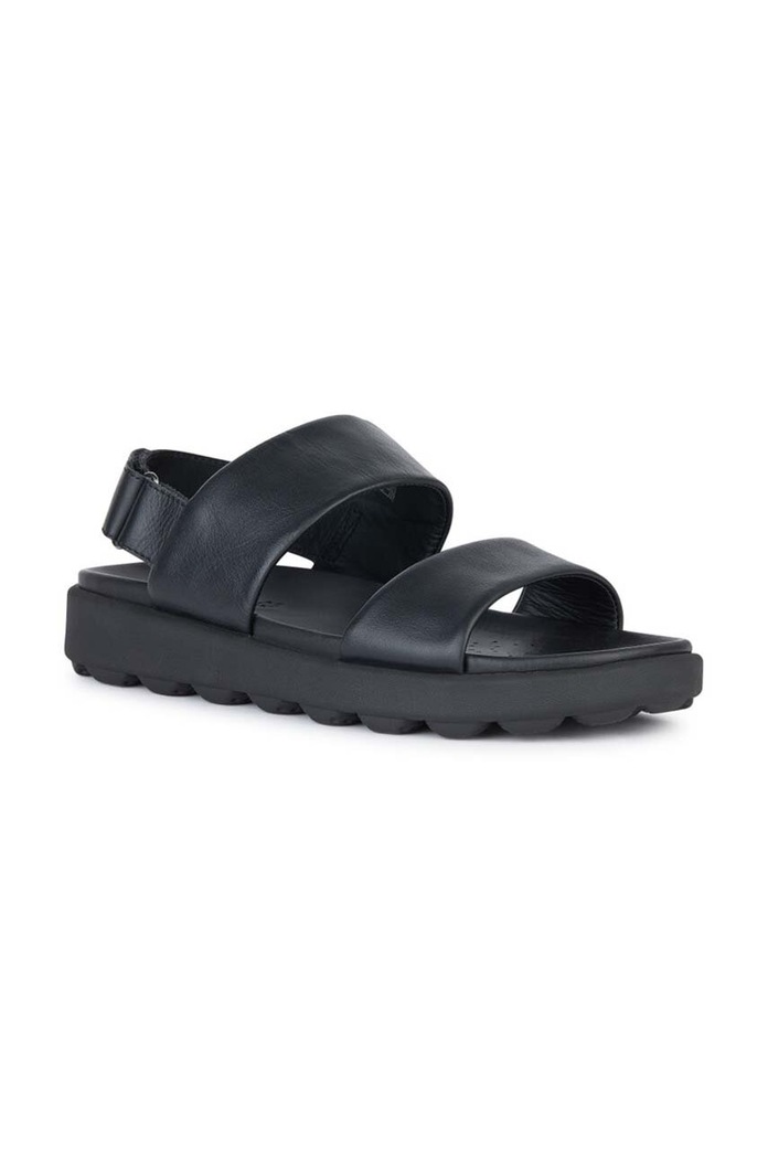 Geox sandały skórzane U SPHERICA EC6 U45GWC.00085.C9999 czarny SS24