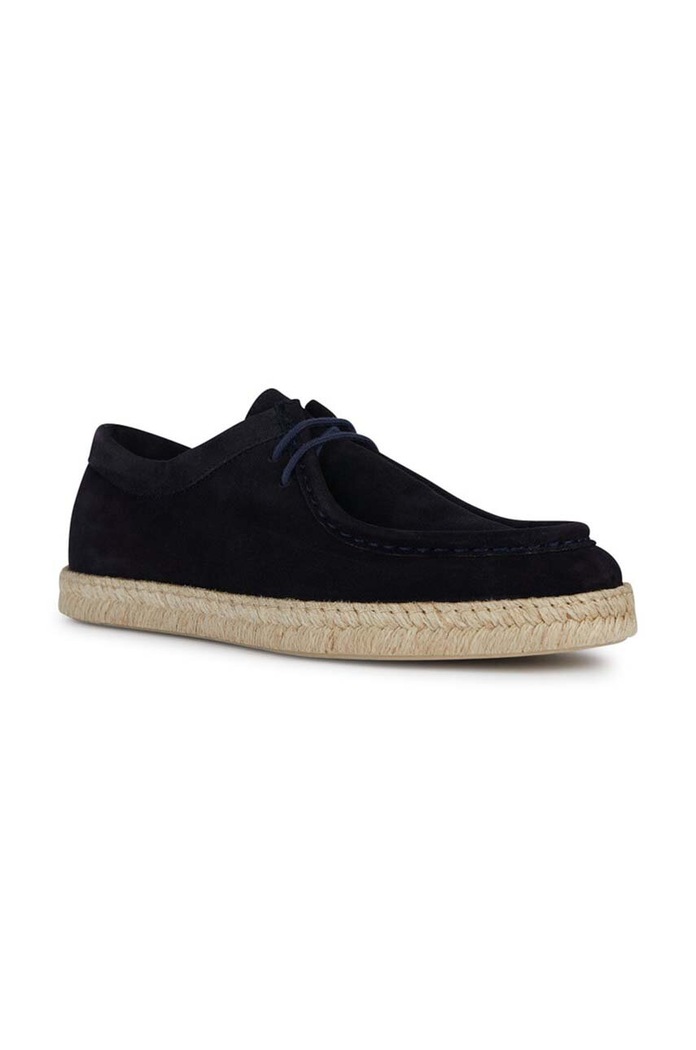 Geox sneakers din piele intoarsă U OSTUNI U36GVB.00022.C4002 bleumarin SS24