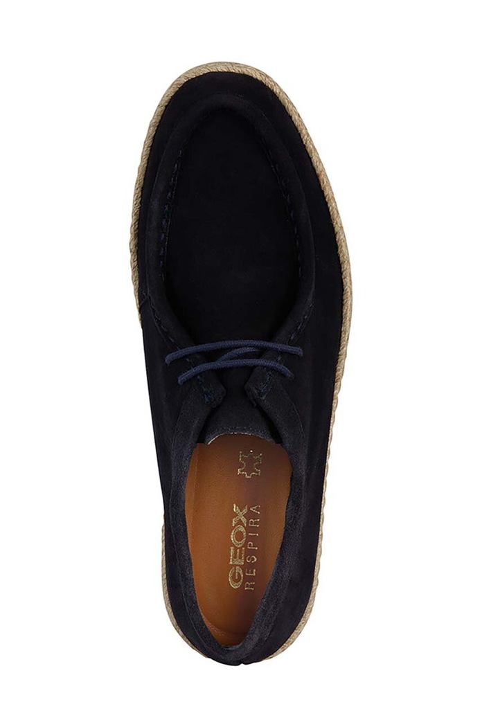 Geox sneakers din piele intoarsă U OSTUNI U36GVB.00022.C4002 bleumarin