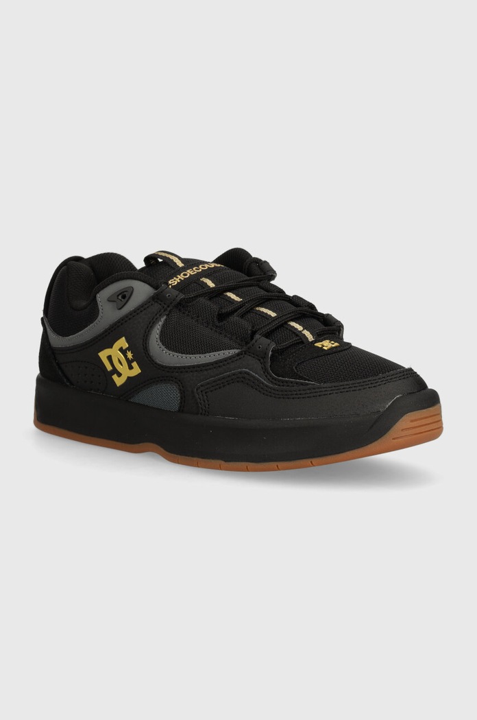 DC sneakersy Kalynx skóra zamszowa czarny ADYS100819