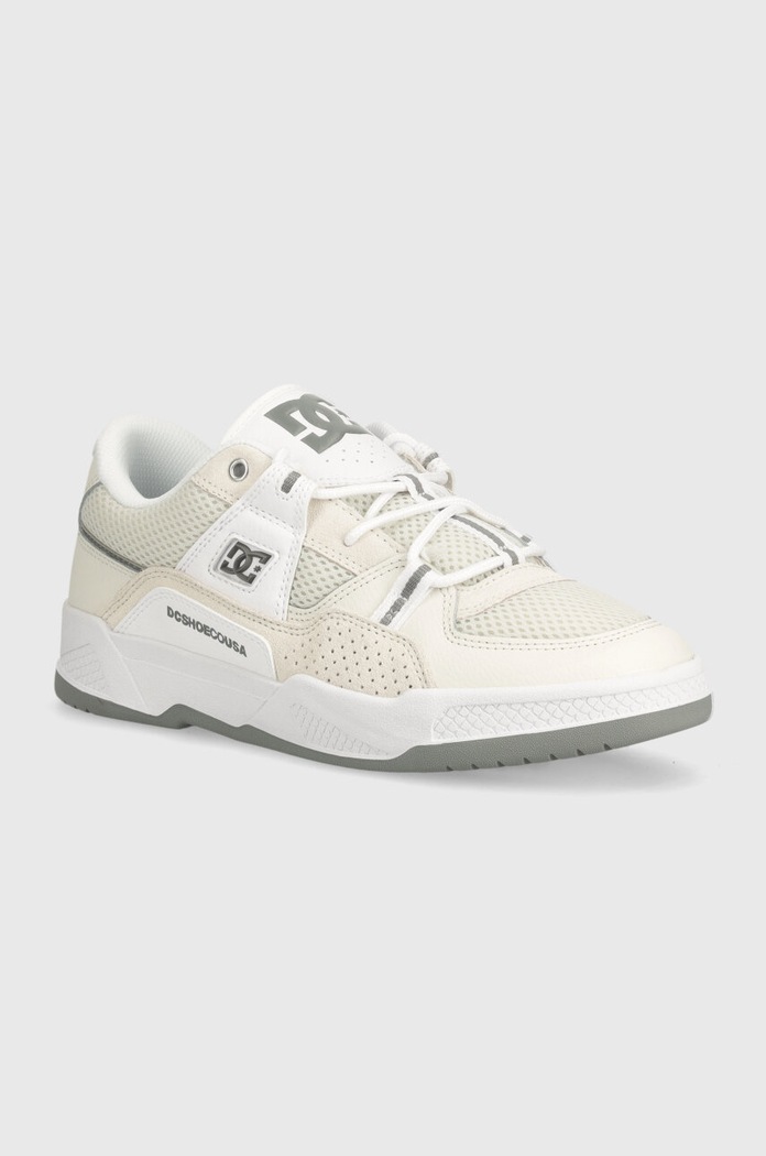 Sneakers boty DC Construct semišová kůže béžová ADYS100822