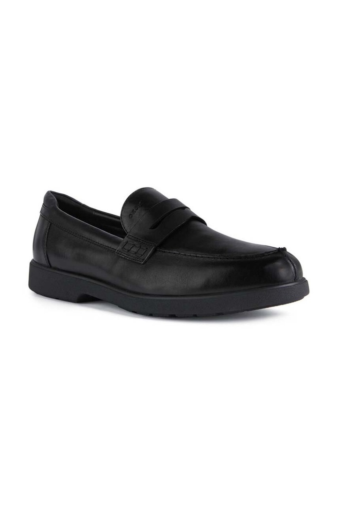 Geox mokasyny skórzane U SPHERICA EC11 U25EFC.00043.C9999 czarny SS25