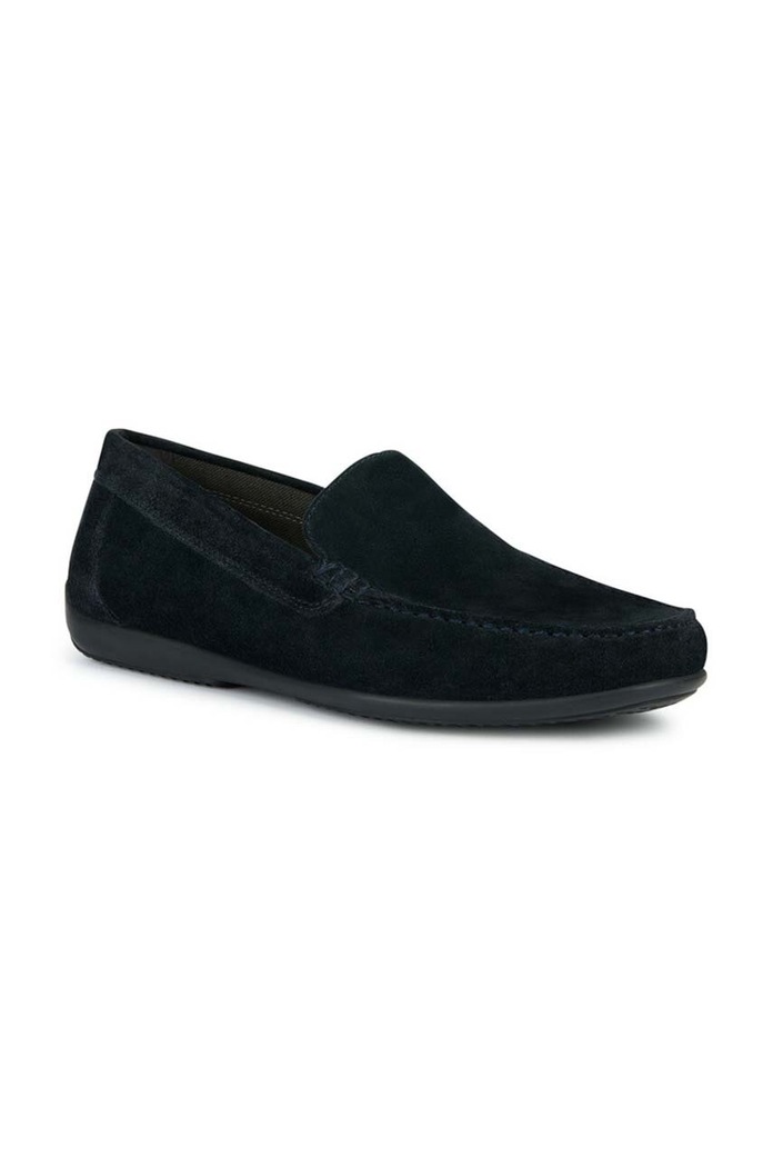 Geox mokasyny zamszowe U ASCANIO U450WB.00022.C4002 granatowy SS24