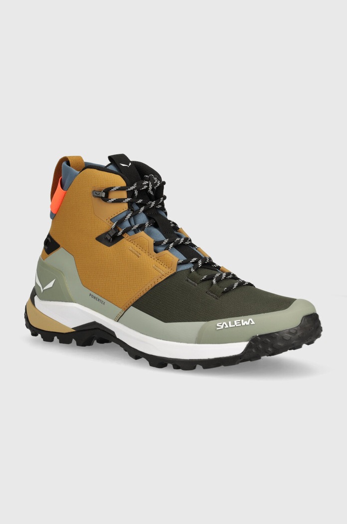 Boty Salewa Puez Mid Powertex nezateplené hnědá 00.0000061438