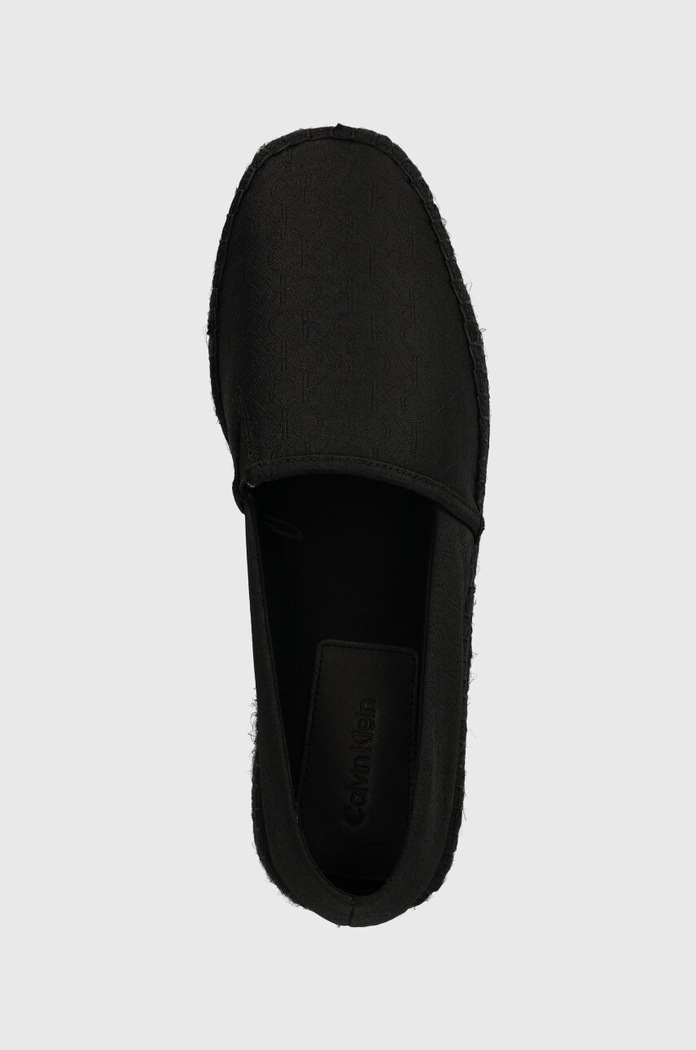 Calvin Klein espadrilles JAQ MONO fekete HM0HM01468