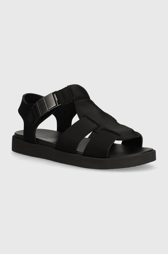 Сандали Calvin Klein FISHERMAN SANDAL NEO Planet friendly черен HM0HM01415