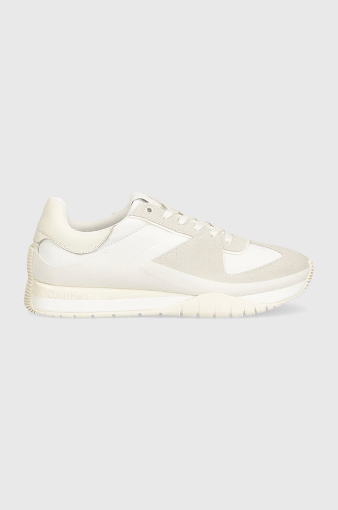 Tenisice Calvin Klein LOW TOP LACE UP MIX HM0HM01403 bijela AW24