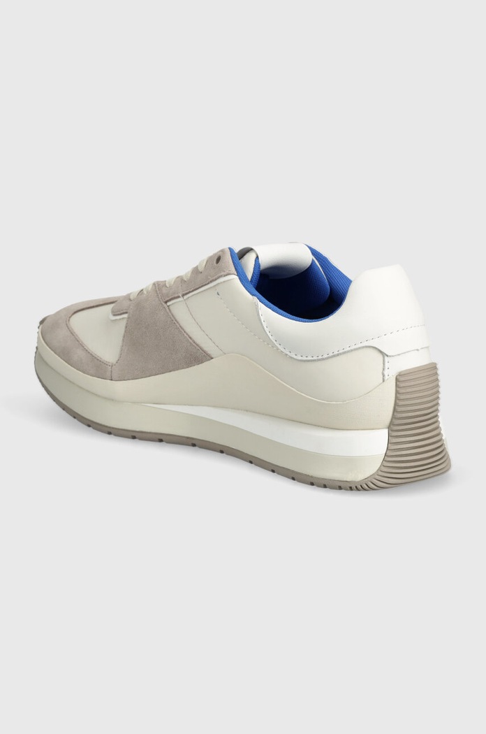Παπούτσια Sneakers Calvin Klein LOW TOP LACE UP MIX HM0HM01403 μπεζ