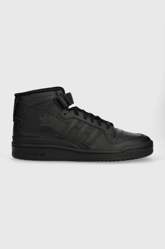 Tenisky adidas Originals Forum Mid imitace kůže černá IG3757