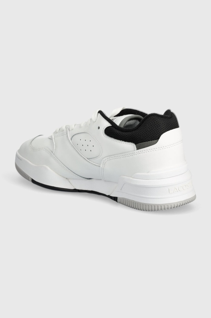 Παπούτσια Δερμάτινα sneakers Lacoste Lineshot Contrasted Collar Leather 47SMA0061 λευκό