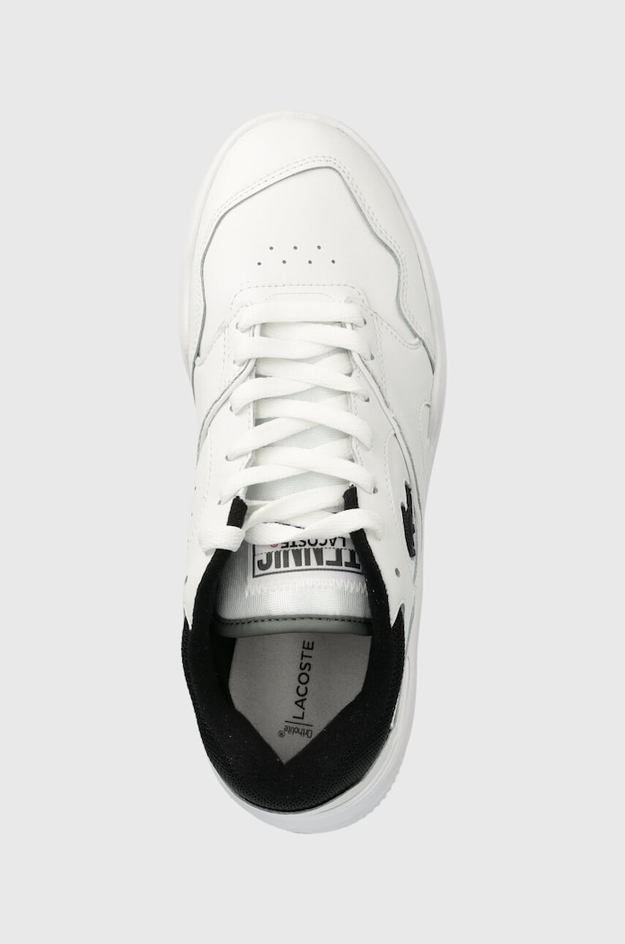 Δερμάτινα sneakers Lacoste Lineshot Contrasted Collar Leather λευκό 47SMA0061