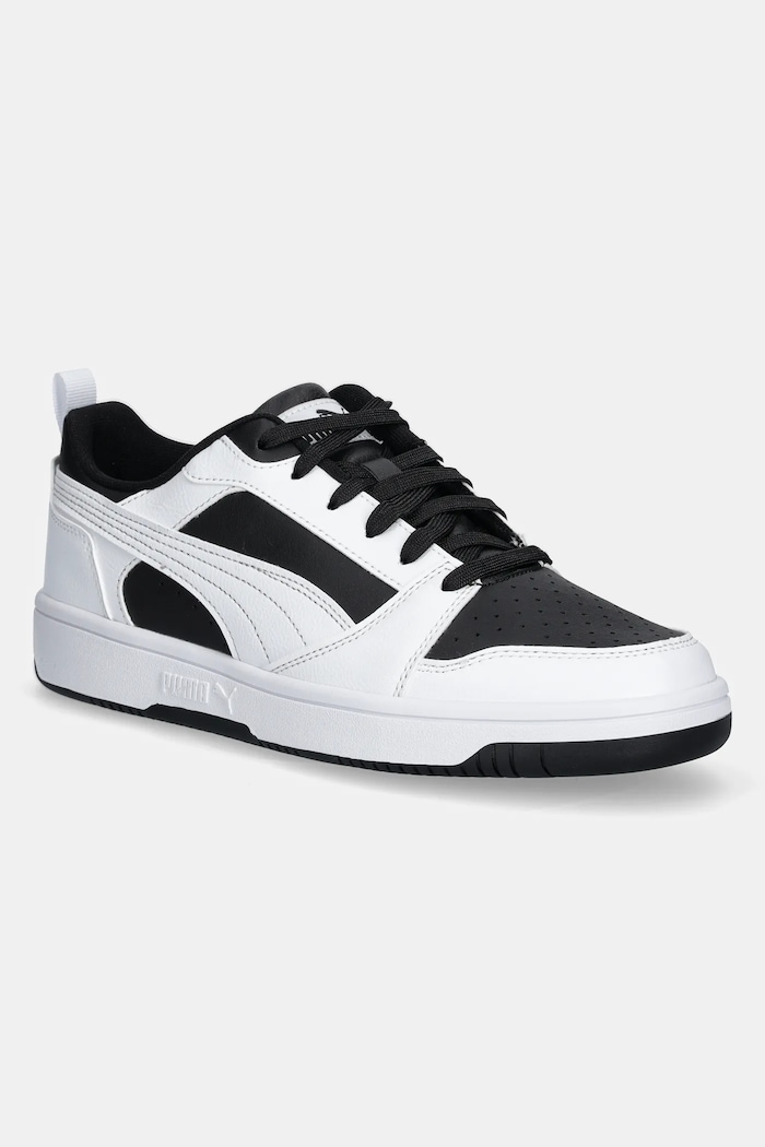 Puma sneakers Rebound v6 Low mic de statură alb 392328