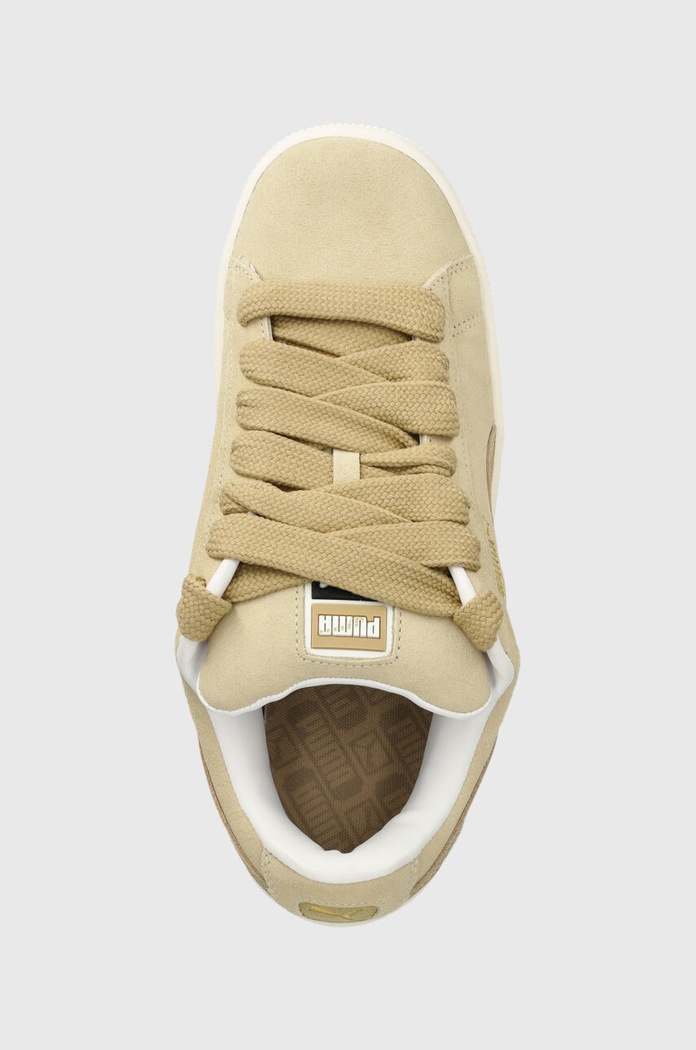 Δερμάτινα sneakers Puma Suede XL μπεζ 395205