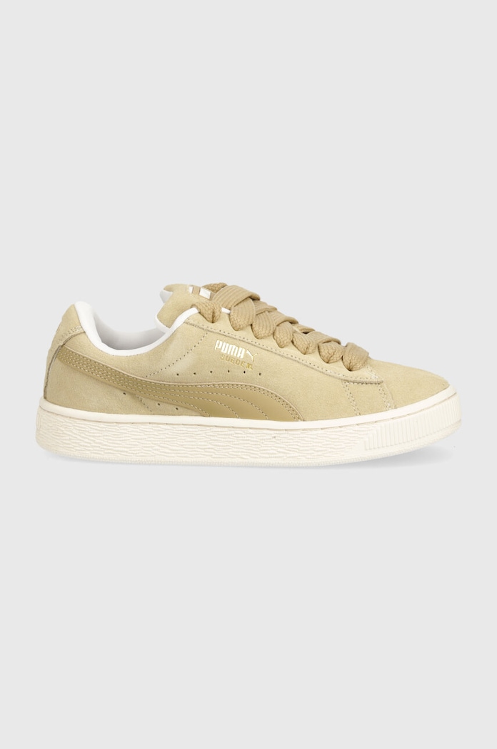 Puma sneakers din piele Suede XL 395205 bej SS26