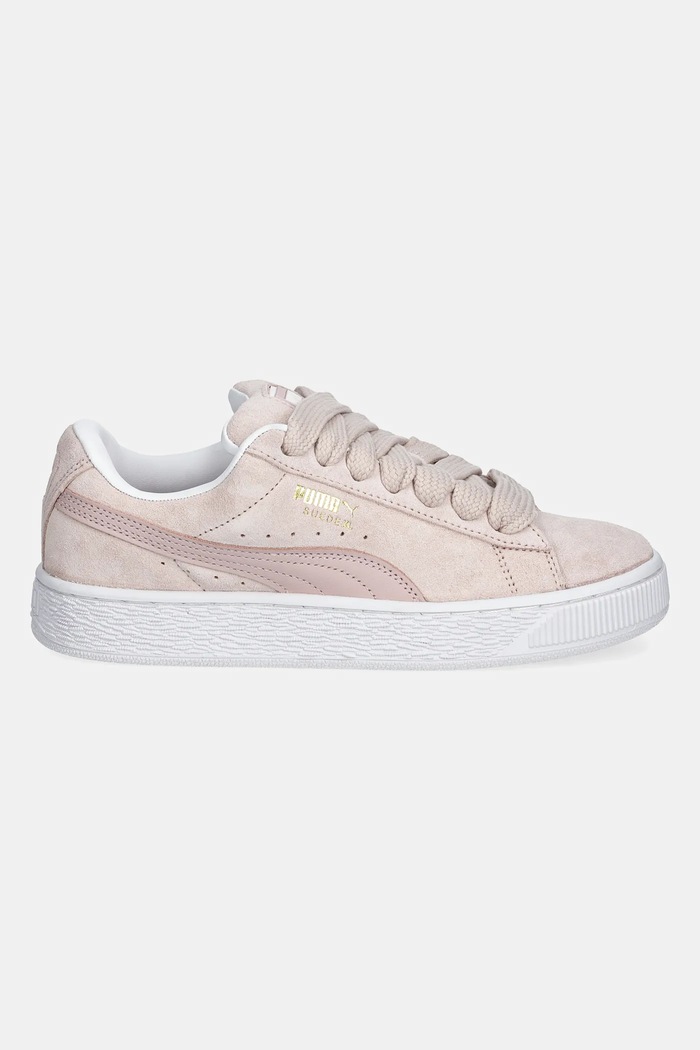 Кожаные кроссовки Puma Suede XL 395205 розовый SS26
