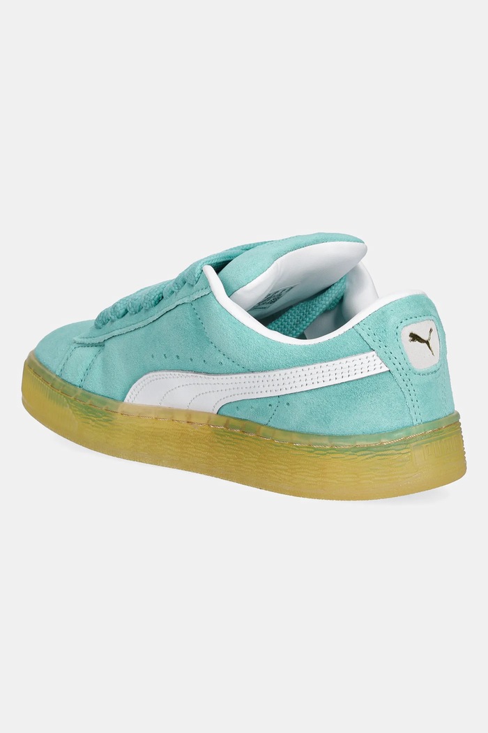 Обувь Кожаные кроссовки Puma Suede XL 395205 бирюзовый