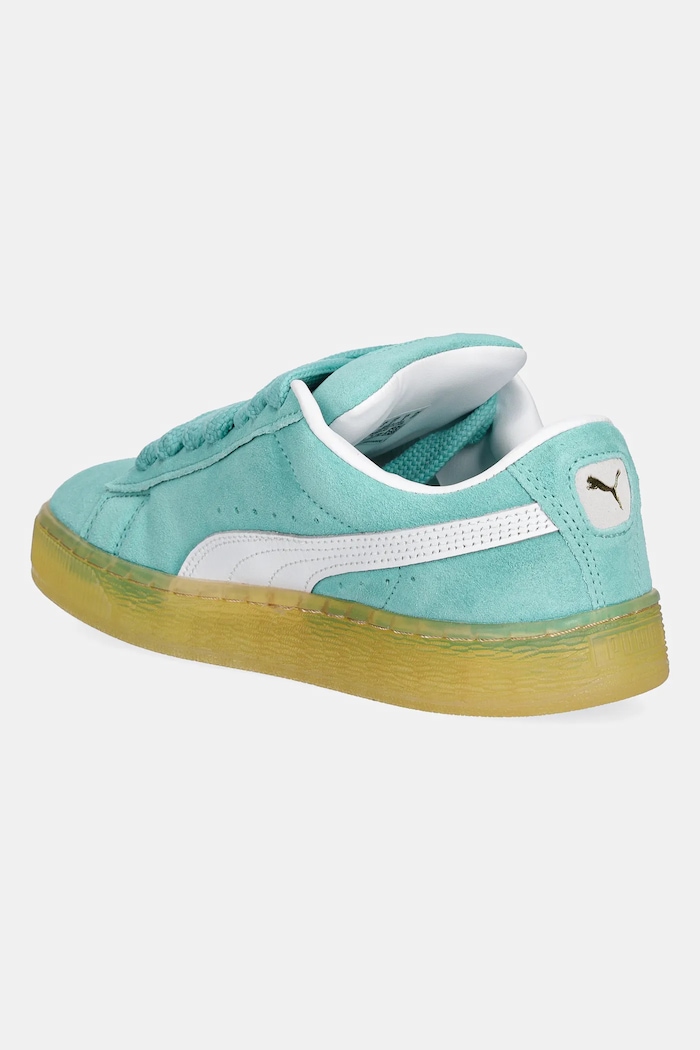 Обувь Кожаные кроссовки Puma Suede XL 395205 бирюзовый