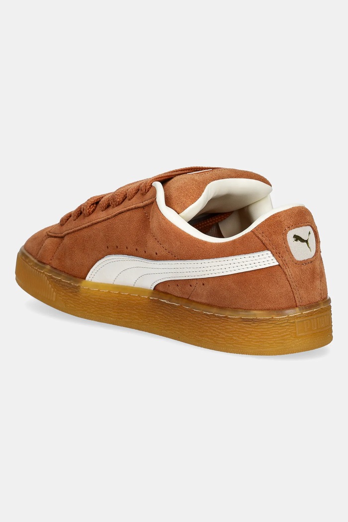 Obuv Kožené tenisky Puma Suede XL 395205 hnedá