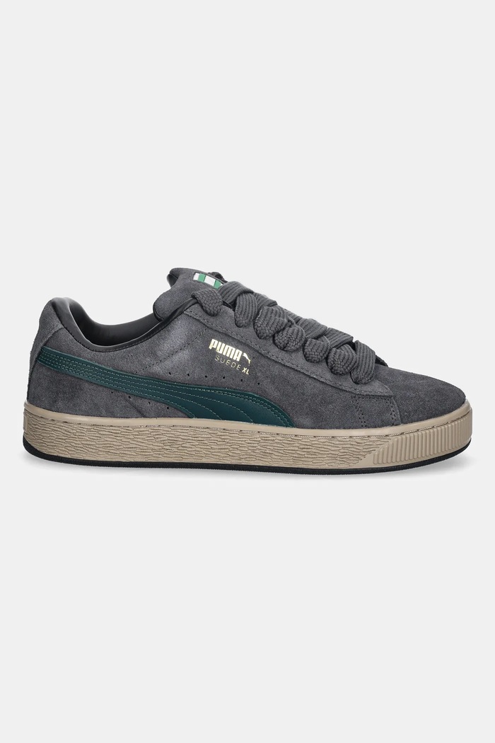 Puma leather sneakers Suede XL 395205 gray SS26