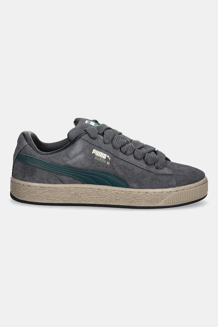Puma leather sneakers Suede XL 395205 gray SS26