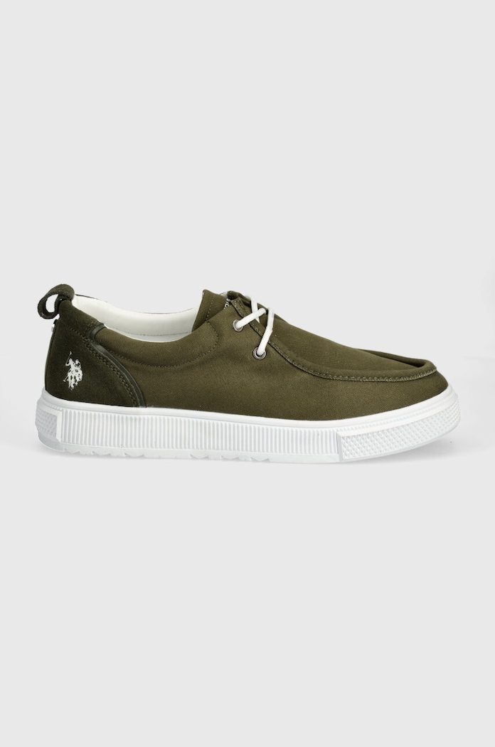 U.S. Polo Assn. mokasyny BAYARD BAYARD004M.4CS1 zielony AW24