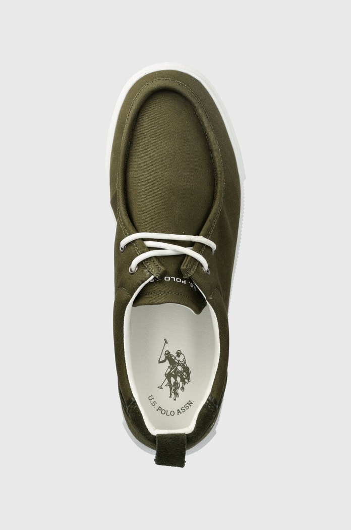 U.S. Polo Assn. mokasyny BAYARD zielony BAYARD004M.4CS1