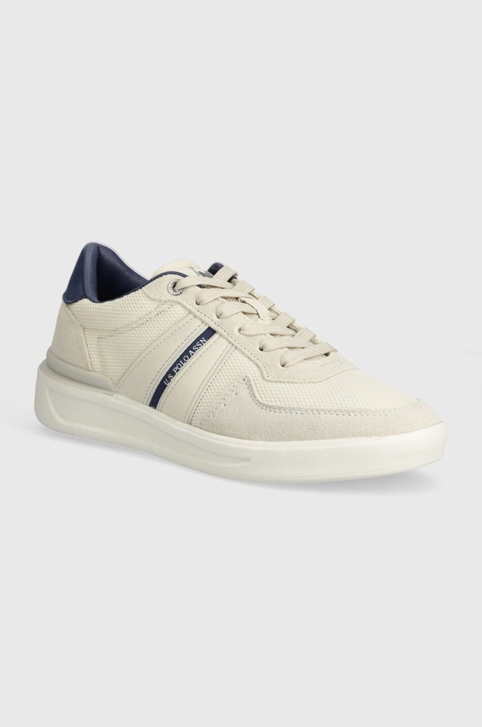 Sneakers U.S. Polo Assn. NATE συνθετικό μπεζ NATE001M.4MS1