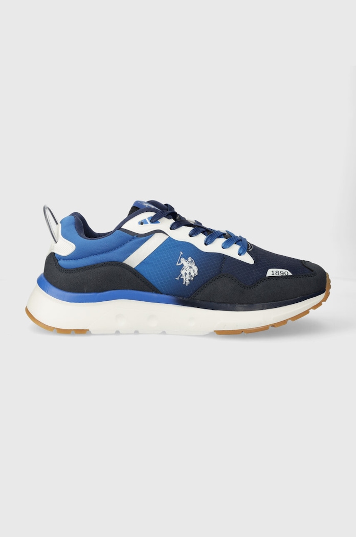 Sneakers U.S. Polo Assn. SNIPER απομίμηση σουέτ σκούρο μπλε SNIPER001M.4NH1