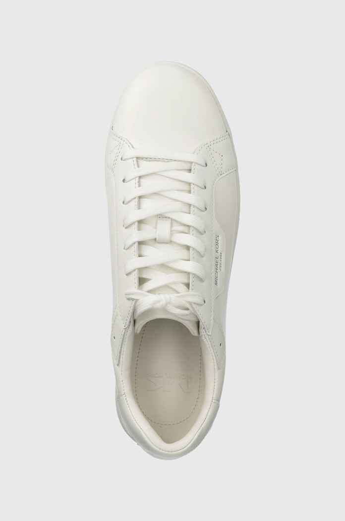 Michael Kors sneakers din piele Keating Lace Up alb 42S4KEFS1L.085