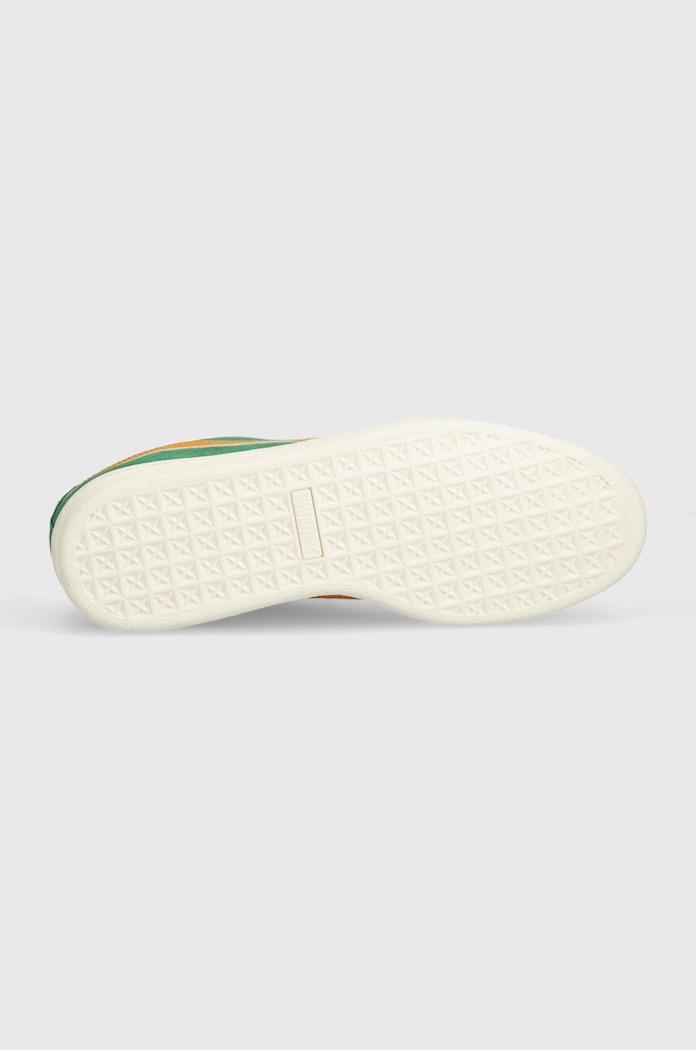 Puma sneakers din piele intoarsă Suede Patch 395388 verde