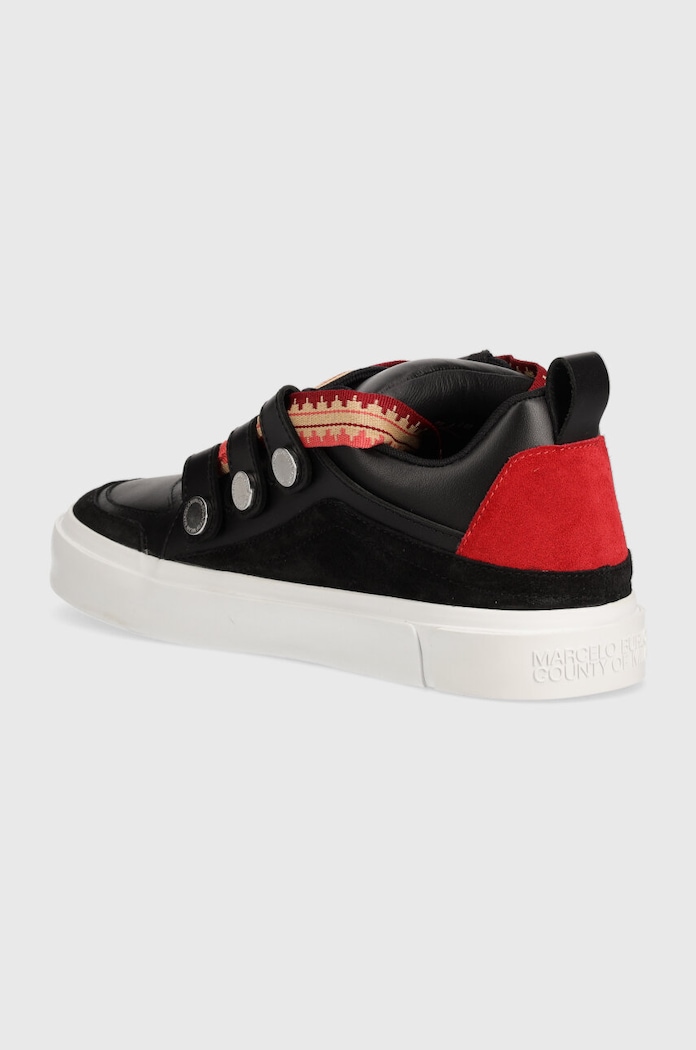 Scarpe Marcelo Burlon sneakers in pelle Ticinella Sneaker CMIA097S24LEA0011028 nero