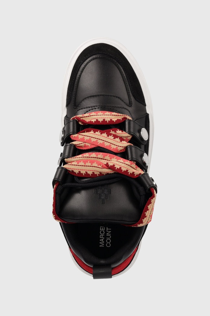 Marcelo Burlon sneakers in pelle Ticinella Sneaker nero CMIA097S24LEA0011028