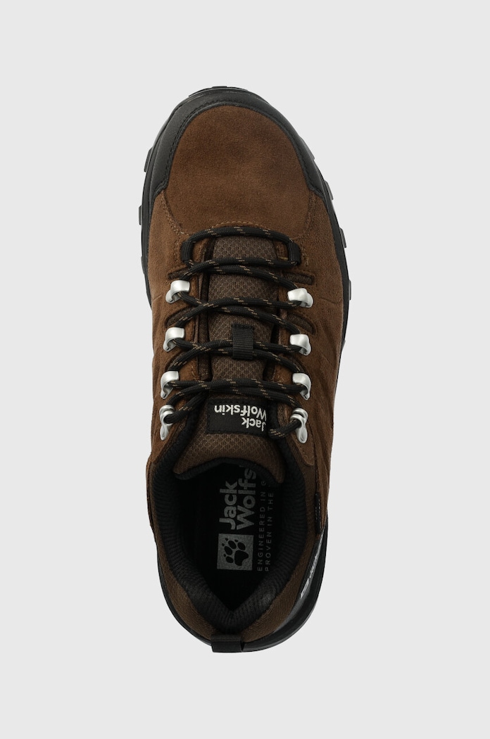 Обувки Jack Wolfskin Refugio Texapore Low кафяв 4049851