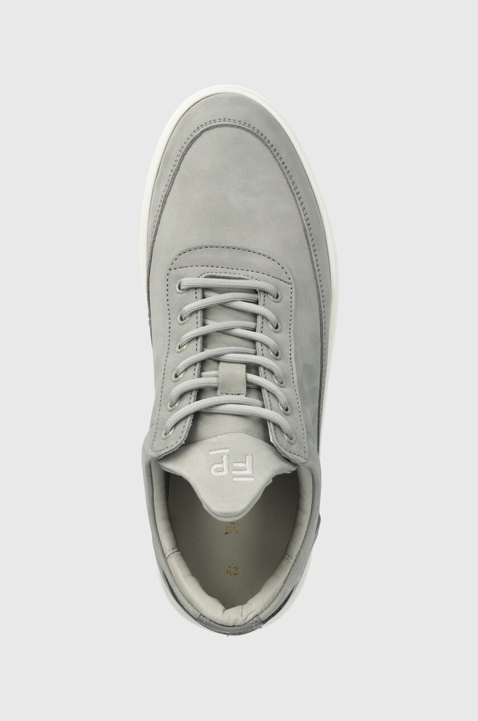 Nubukové tenisky Filling Pieces Low Top Base šedá 10120591288