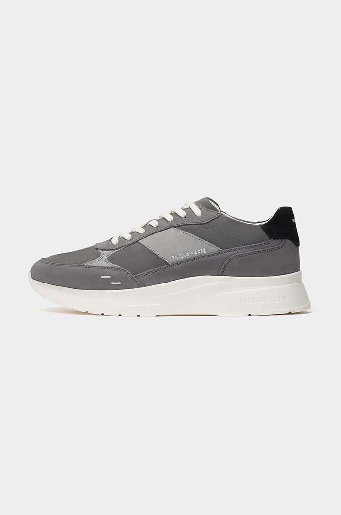 Σουέτ sneakers Filling Pieces Jet Runner μικρό γκρί 58122791874