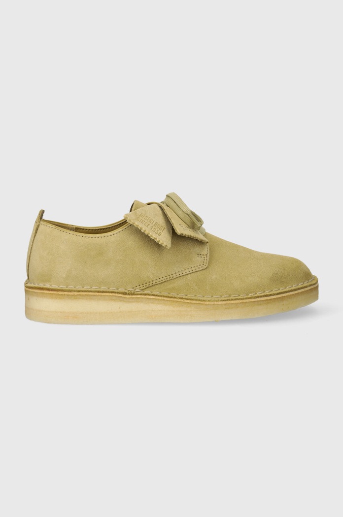 Clarks Originals półbuty zamszowe Coal London Planet friendly beżowy 26171491