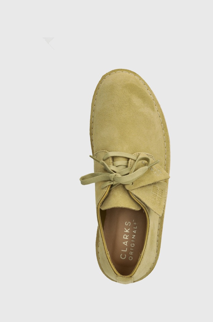 Clarks Originals półbuty zamszowe Coal London beżowy 26171491