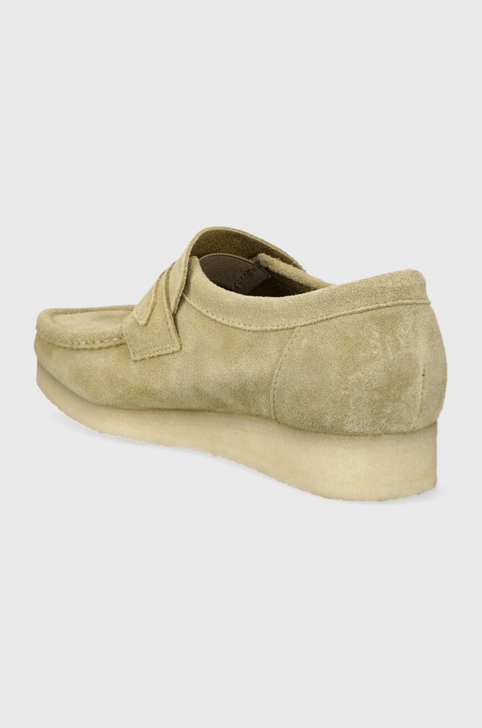 Obuwie Clarks Originals mokasyny zamszowe Wallabee Loafer 26172504 beżowy