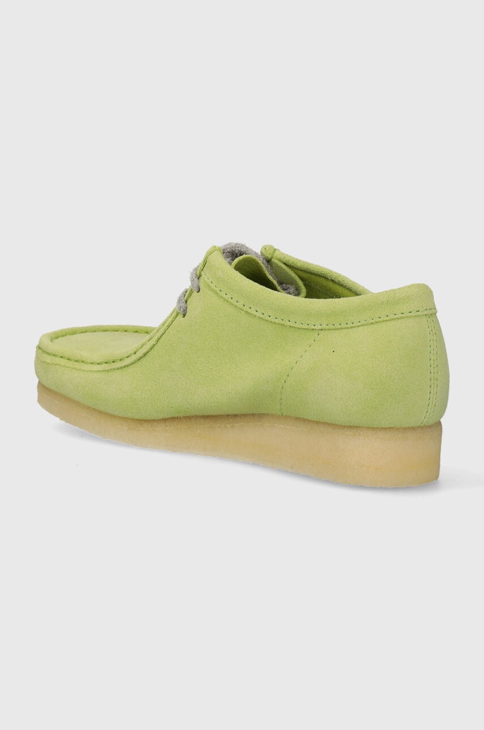 Scarpe Clarks Originals scarpe in camoscio Wallabee 26175855 verde
