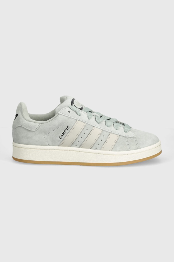 Nubuck sneakers adidas Originals Campus 00s ID8269 ασημί SS24