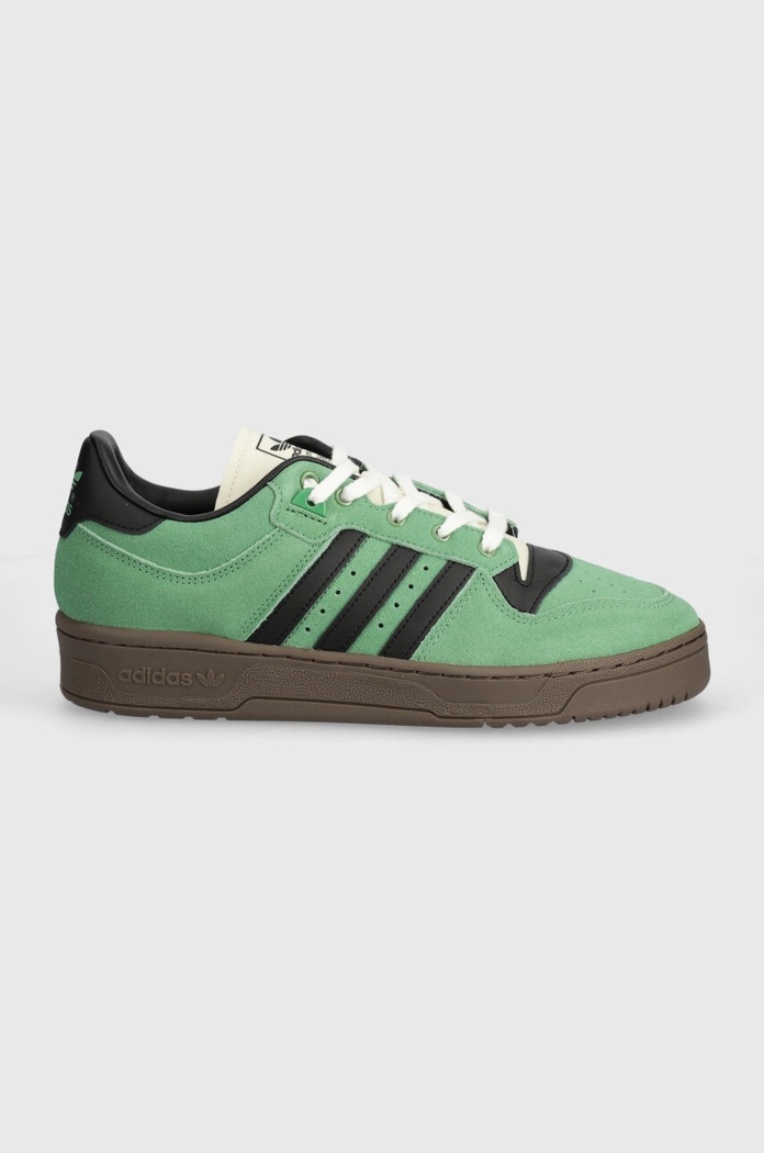adidas Originals sneakers din piele intoarsă Rivalry 86 Low ID8409 verde SS24