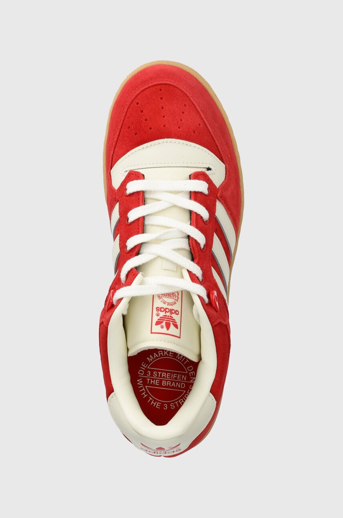Semišové tenisky adidas Originals Rivalry 86 Low červená ID8410