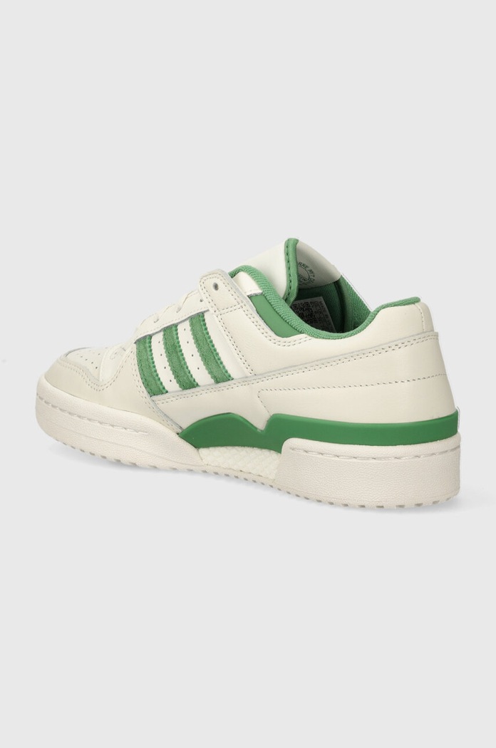 Обувки Кожени маратонки adidas Originals Forum Low CL IG3778 бял